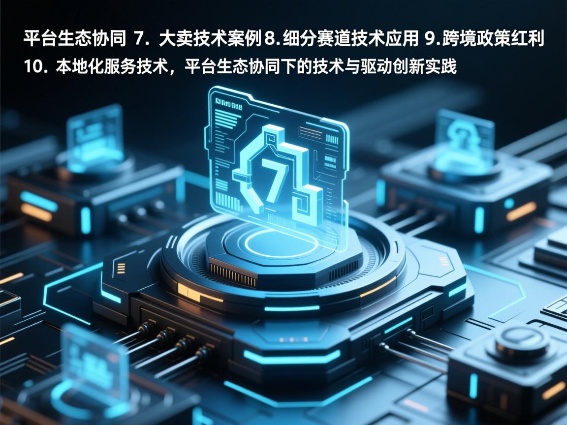 平台生态协同 7. 大卖技术案例 8. 细分赛道技术应用 9. 跨境政策红利 10. 本地化服务技术，平台生态协同下的技术驱动与创新实践
