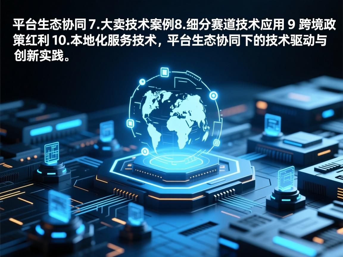 平台生态协同 7. 大卖技术案例 8. 细分赛道技术应用 9. 跨境政策红利 10. 本地化服务技术,平台生态协同下的技术驱动与创新实践